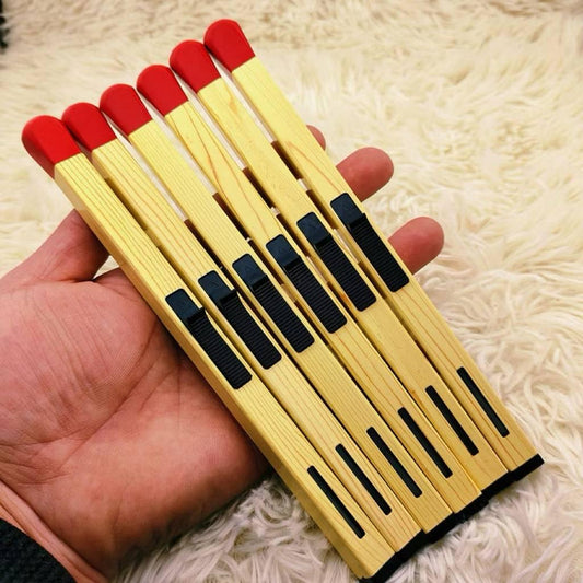 Matchstick-style lighter – Refillable decorative lighter - 1 Pc